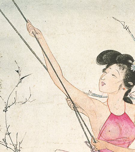 定结县-胡也佛的仕女画和最知名的金瓶梅秘戏图